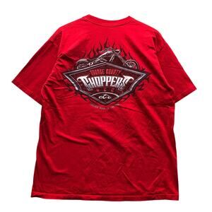 Vintage 2004 Orange County Choppers OCC Red T-Shirt Mens XL Short Sleeve Graphic